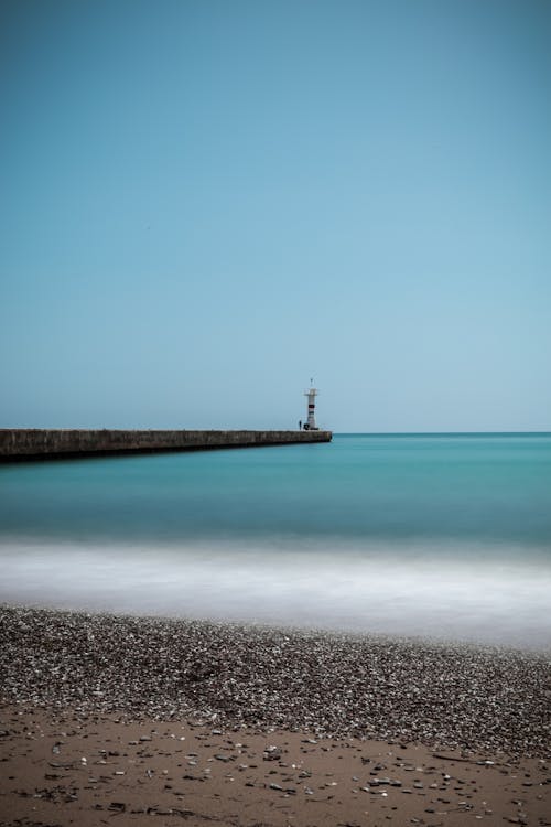 Kostenloses Stock Foto zu küste, leuchtturm, meer