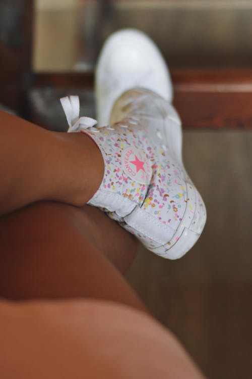 Multi Colored Spotted Convers Trainers