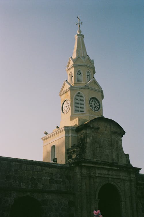 Clock Tower in Cartagena in Colombia