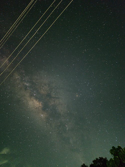 Beautiful Stars and Nebula in Night Sky