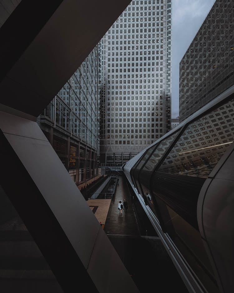 Facade Of Modern Architecture Building In London