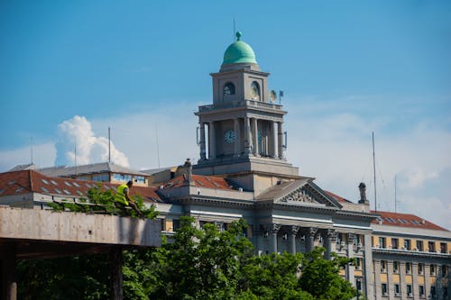 Tower of Building in Belgrade