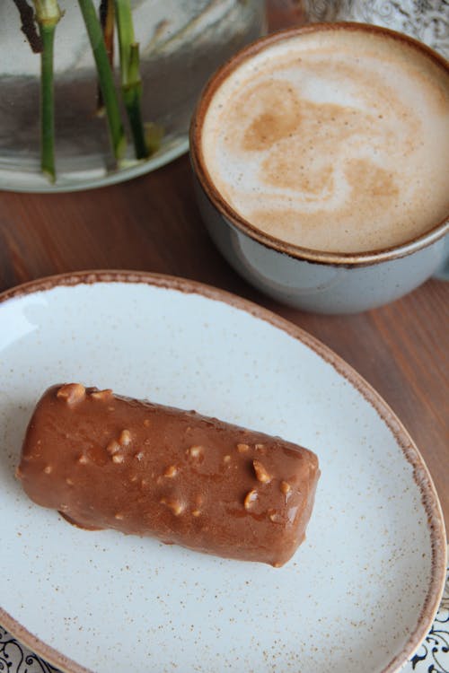 Chocolate Snack with Delicious Coffee