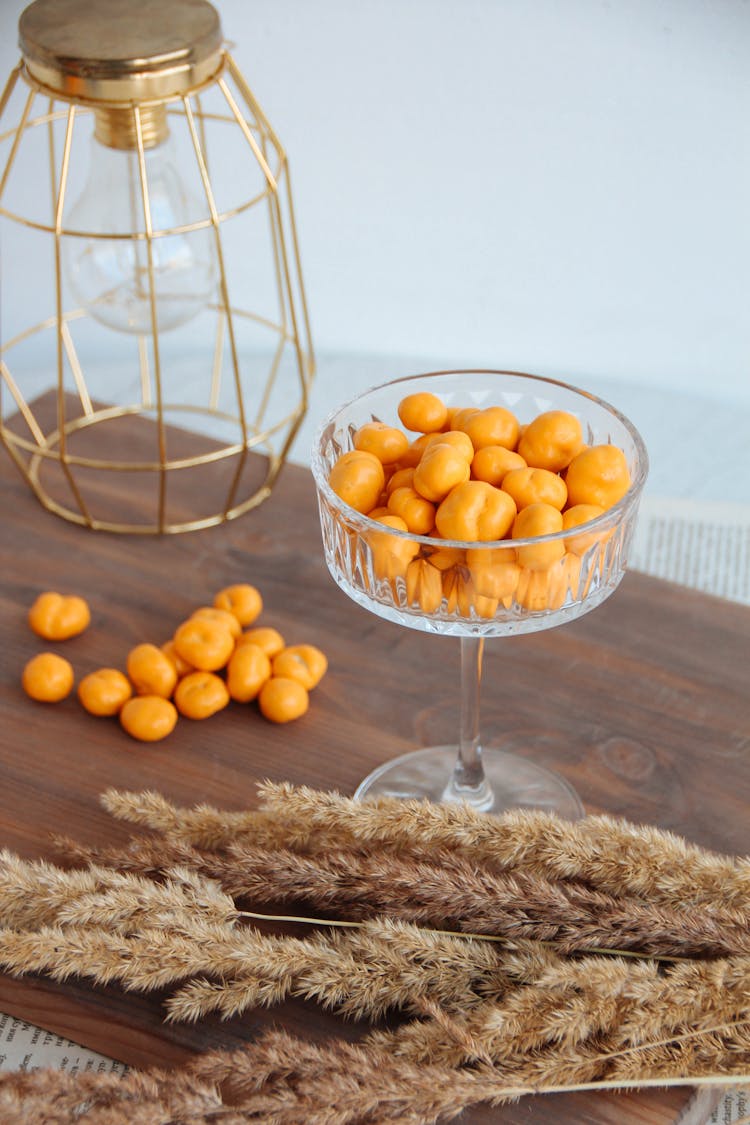 Yellow Beans In Glass