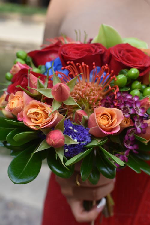 Flowers and Decorations in Hand