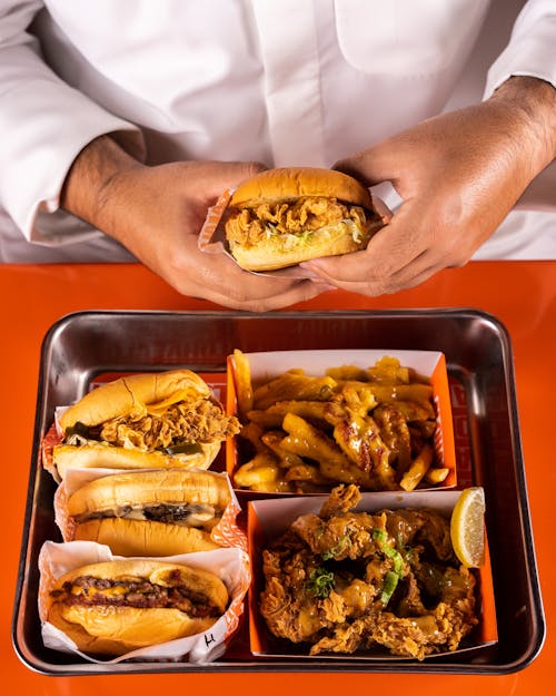 Tray with Street Food