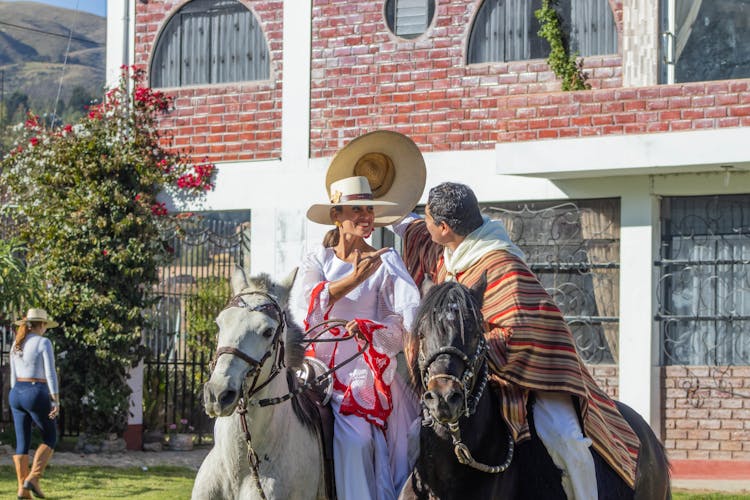 Couple On Horses