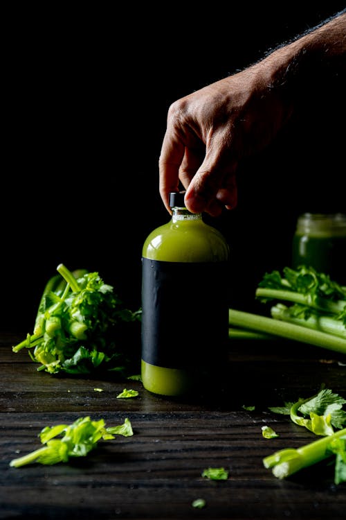 Δωρεάν στοκ φωτογραφιών με smoothie, κατακόρυφη λήψη, μπουκάλι