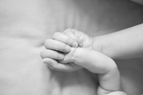 Parent and Baby Hands Together