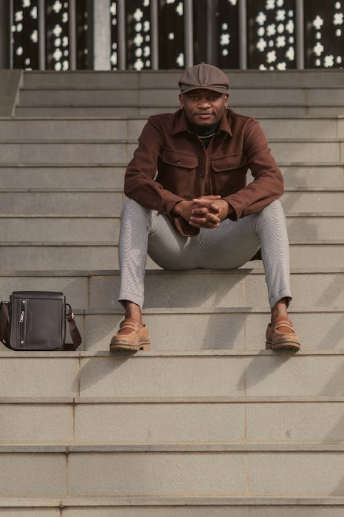 Man in Brown Jacket