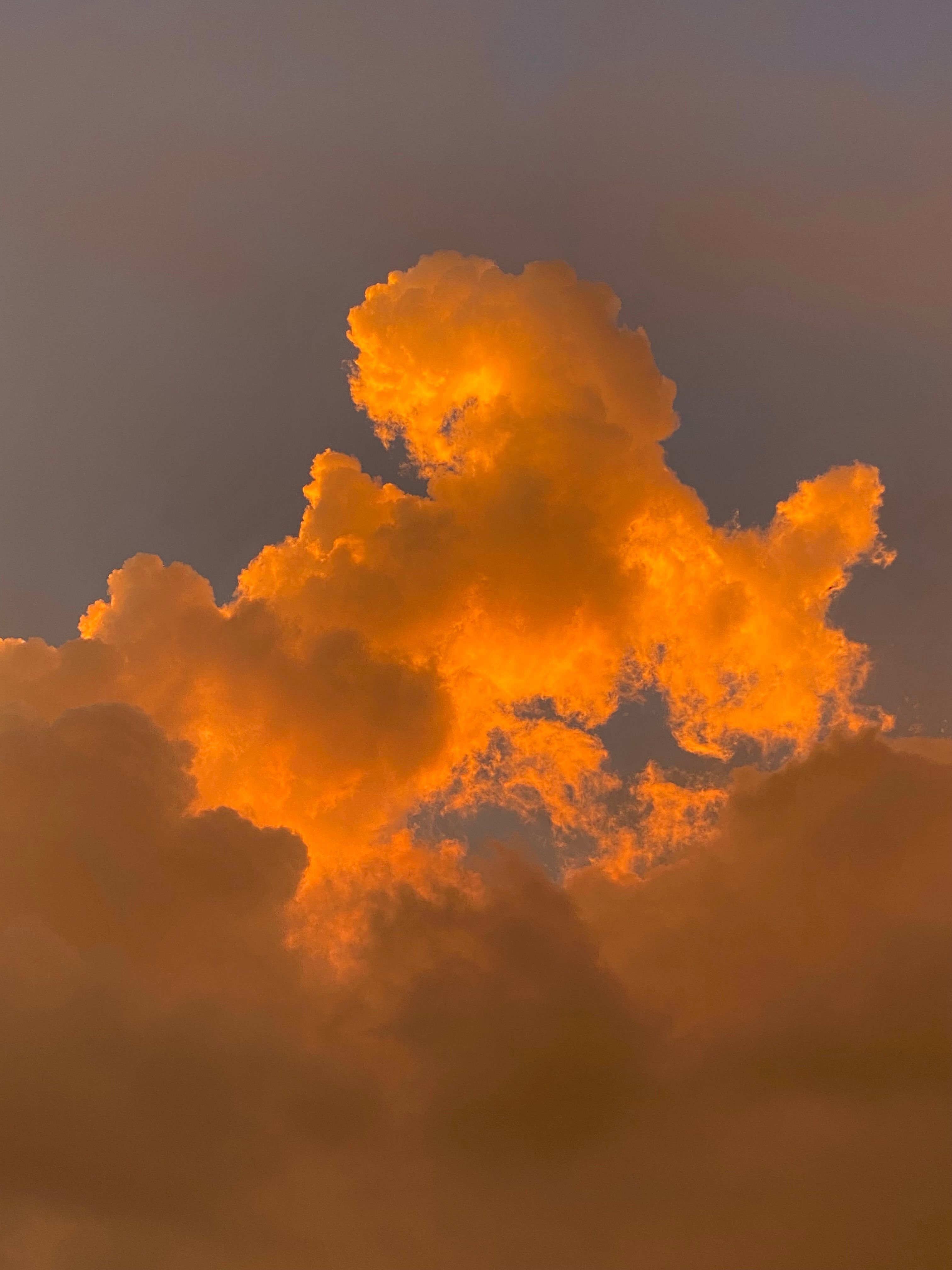 Yellow Clouds on Sky at Sunset · Free Stock Photo