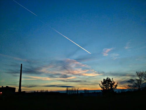 Cielo Di Vista Panoramica Durante L'alba