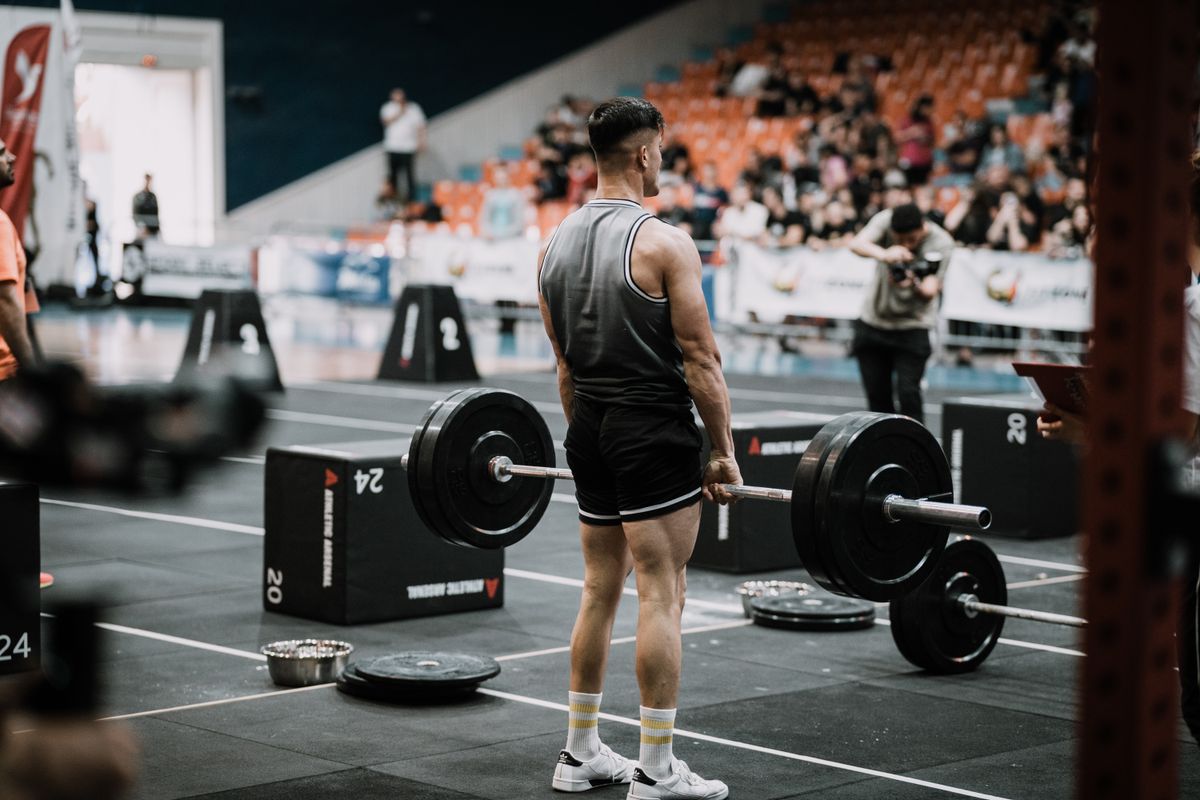 Men in a Weightlifting Competition · Free Stock Photo