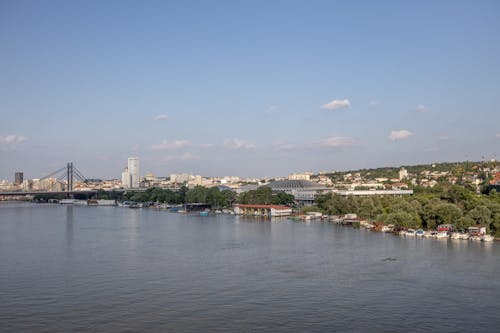 City behind River