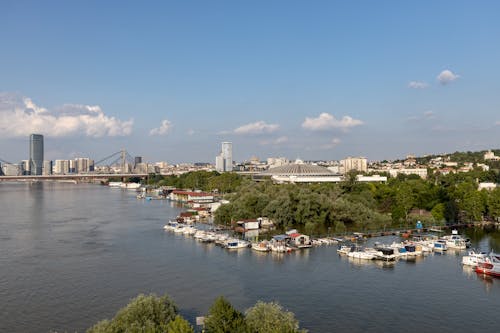 Belgrade Marina in Summer