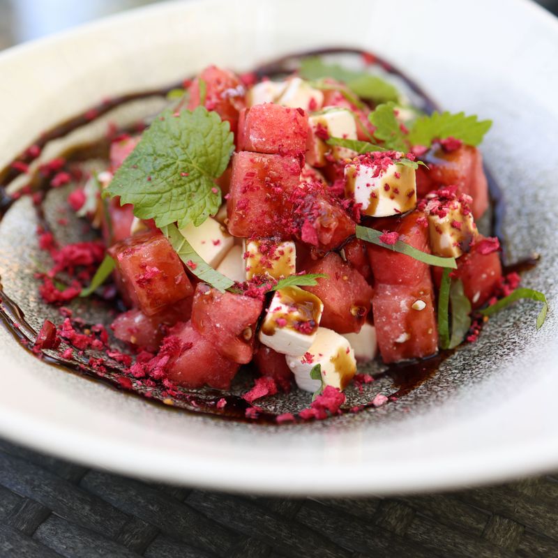 Watermelon Feta Mint Salad
