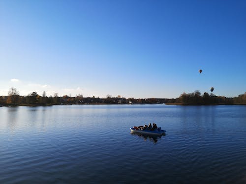 Fotobanka s bezplatnými fotkami na tému loď, modrá, teplovzdušné balóny