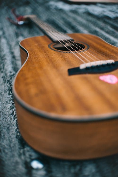 Selective Focus Zdjęcie Guitar