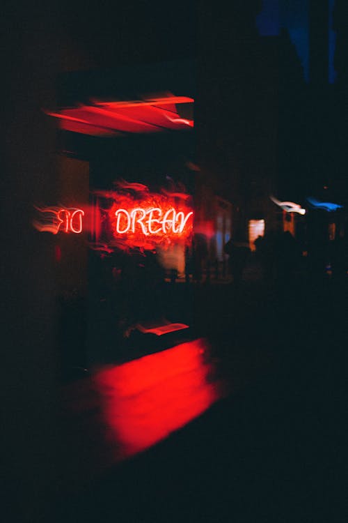 Red and White Neon Light Signage · Free Stock Photo