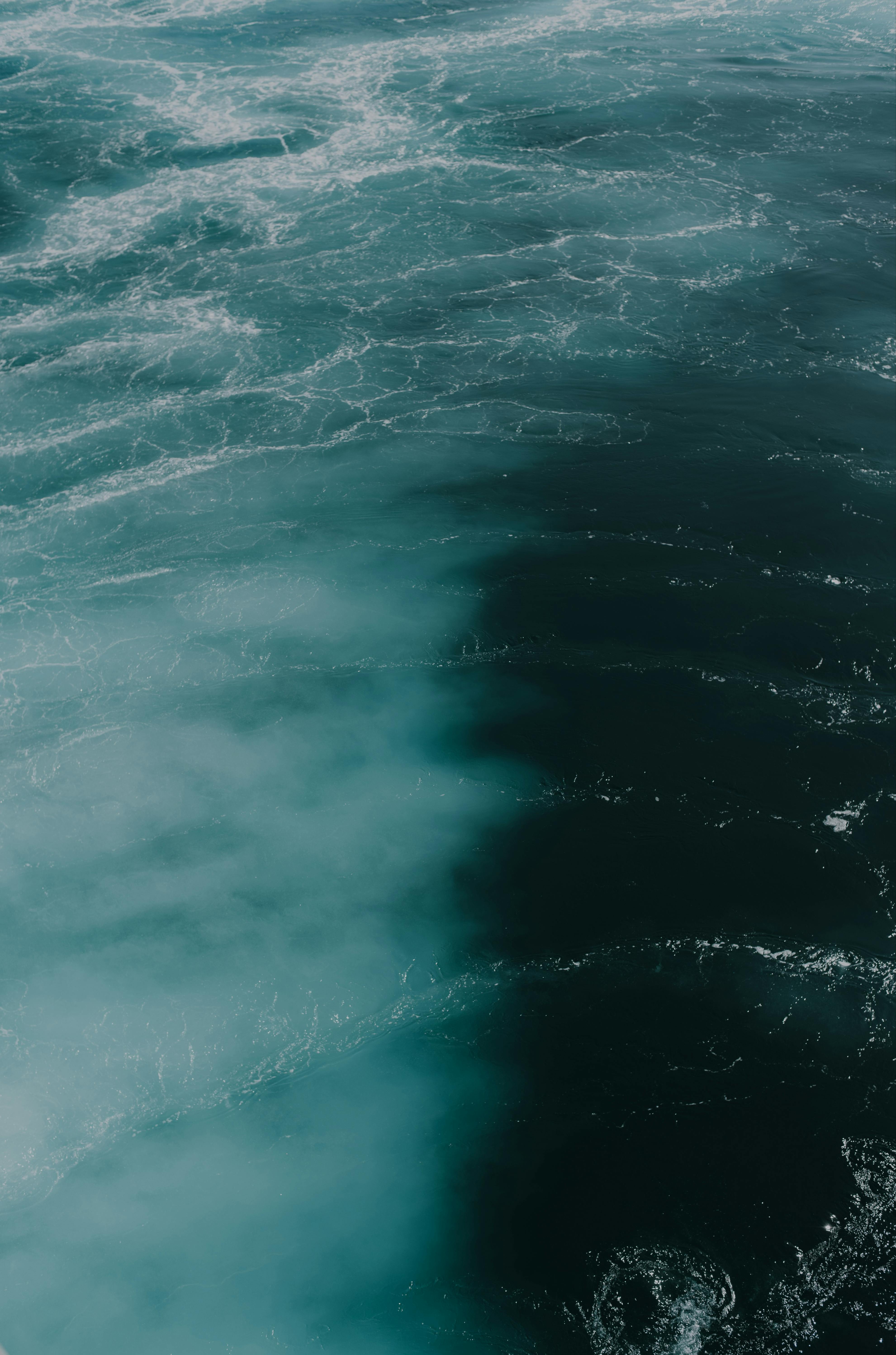 Dark Water Surface Over A Dark Sky Background, Picture Of The Deep Ocean,  Ocean, Sea Background Image And Wallpaper for Free Download