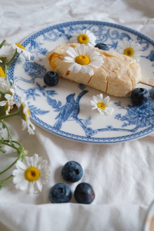 Delicious pastry with Blueberries