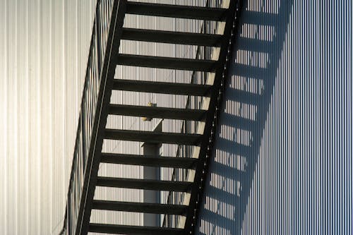 Iron Stairs in Sunlight 