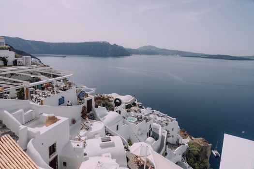 Private caldera catamaran with chef — Santorini