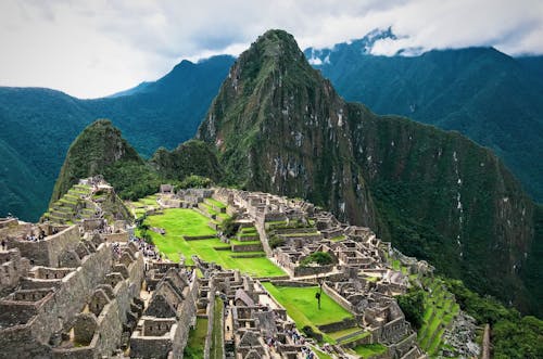 Ruins of Ancient Citadel of Machu Picchu 