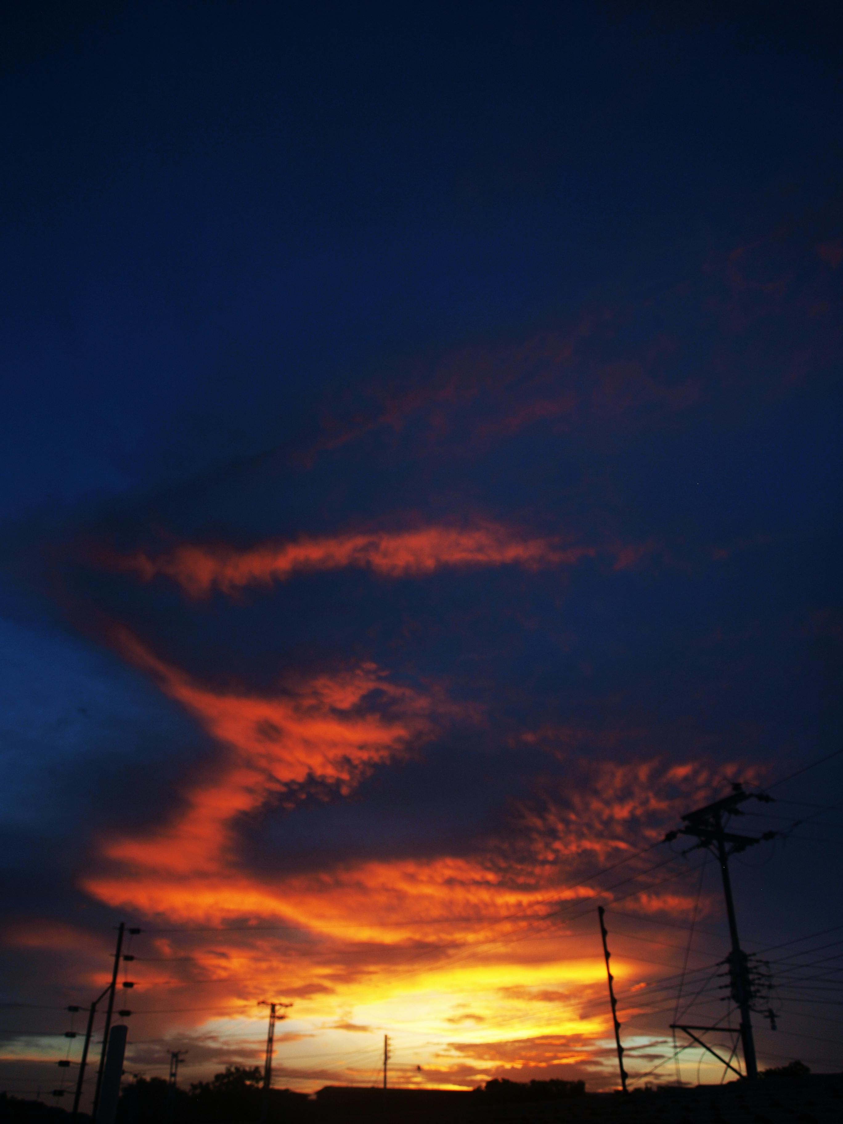 Free stock photo of orange sky, purple sky, red sky