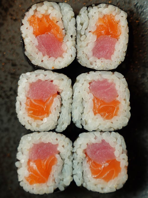 Sushi with Salmon and Eel