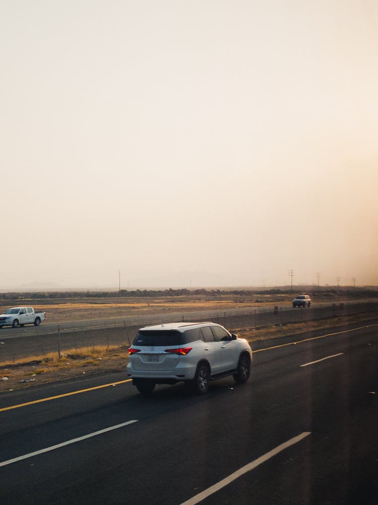 Car On Highway