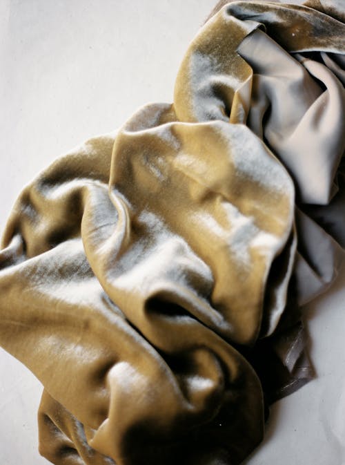 Brown Velvet Fabric 