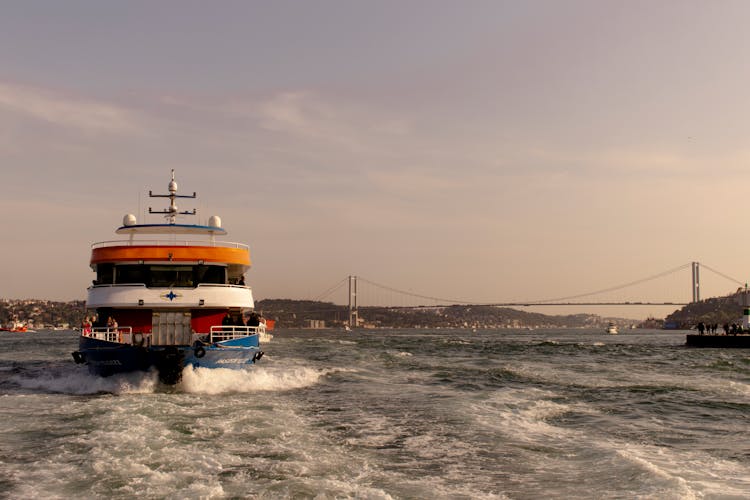 Stern Of Sailing Ferry