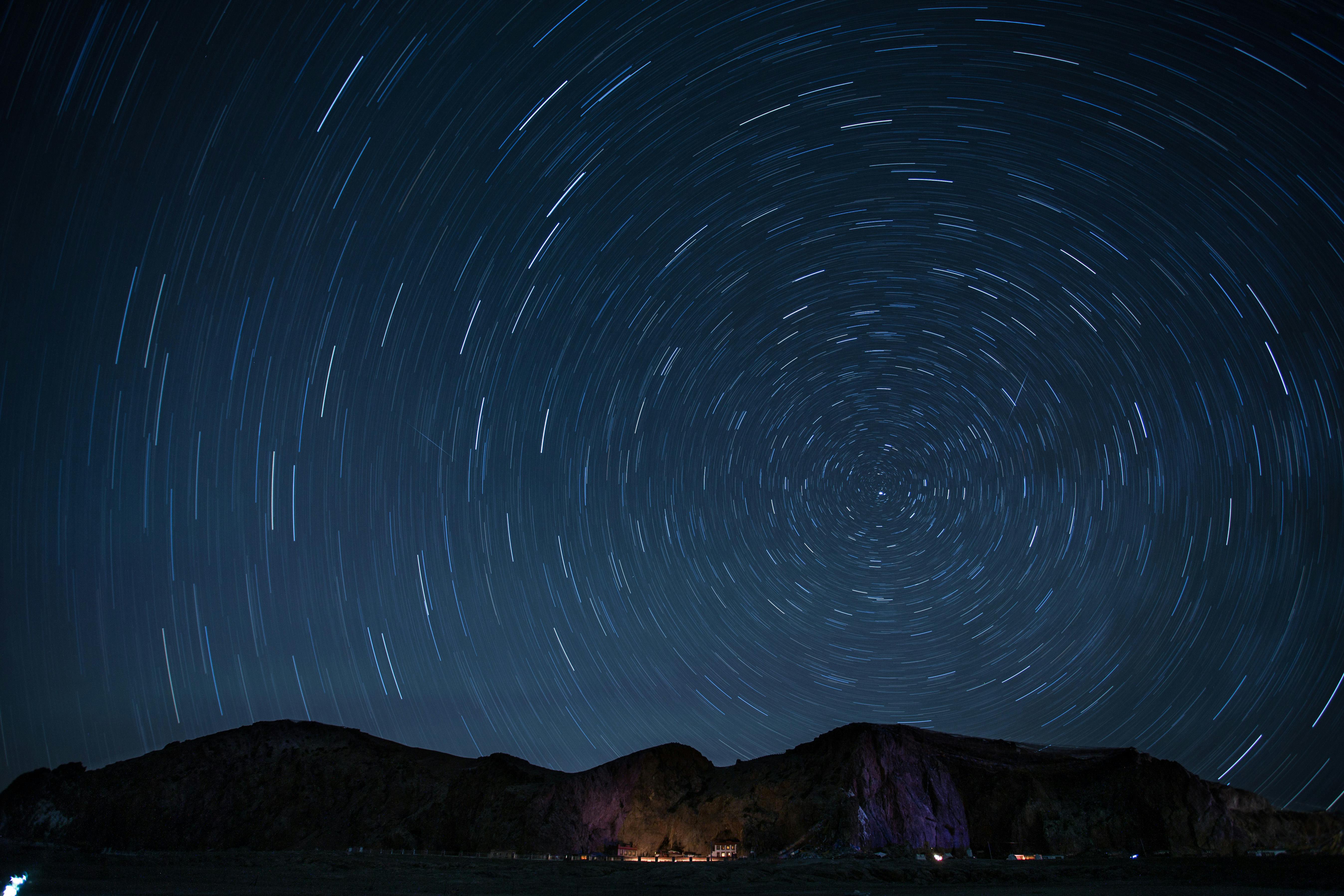 time lapse stars