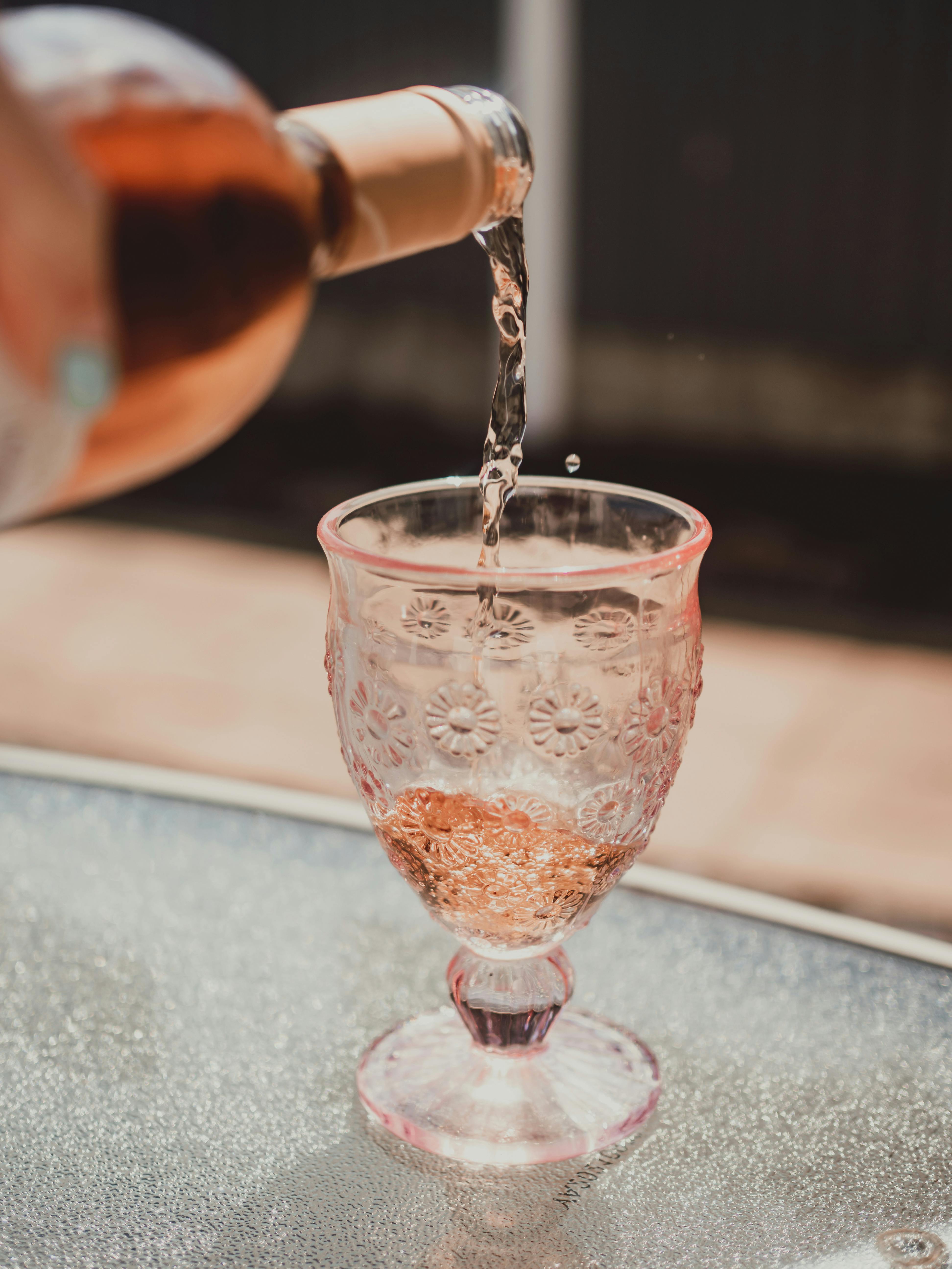 Pouring Wine Photography