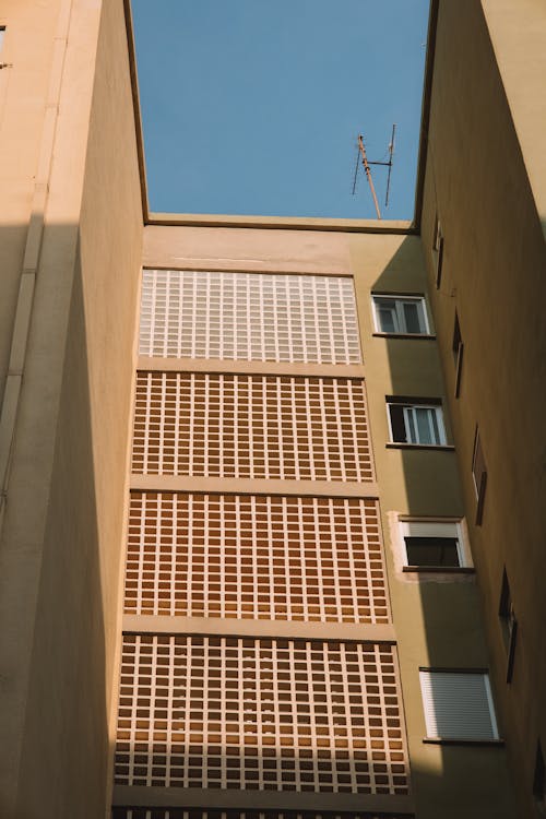 Sunlit Building Wall