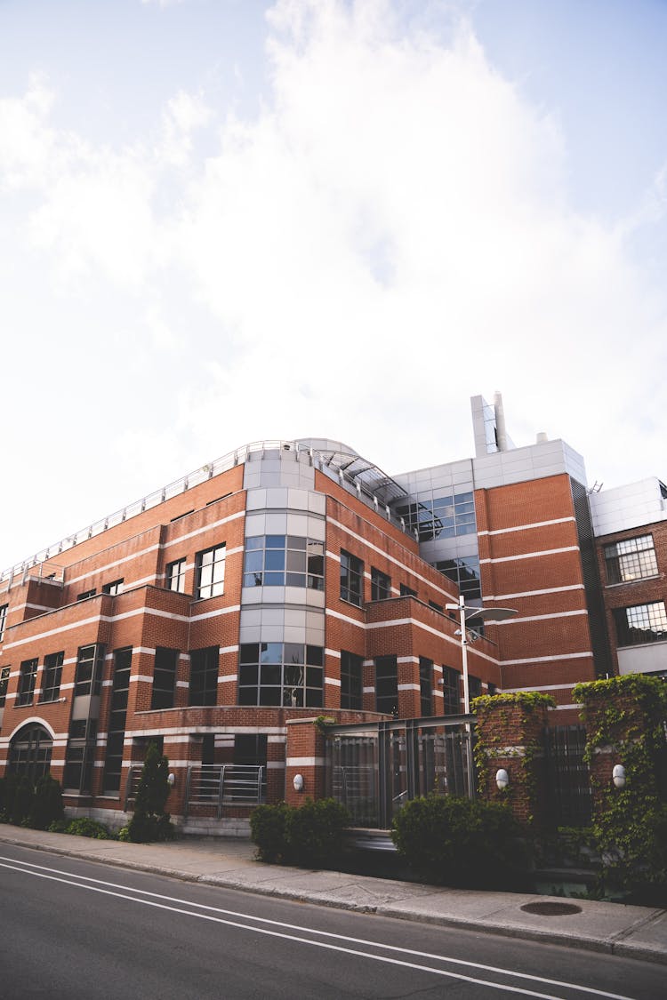 Building Of A University By The Street 