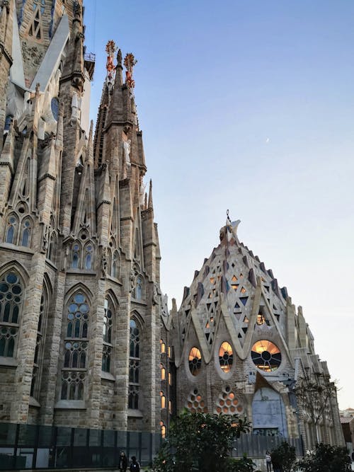 La Sagrada Familia in Barcelona in Spain