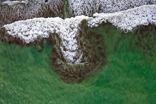 Ripresa Aerea Del Corpo Di Acqua