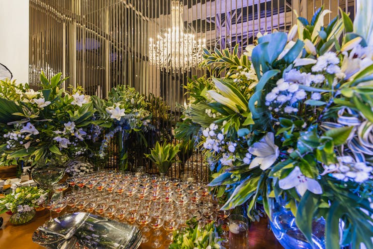 Flowers Decorations On Table