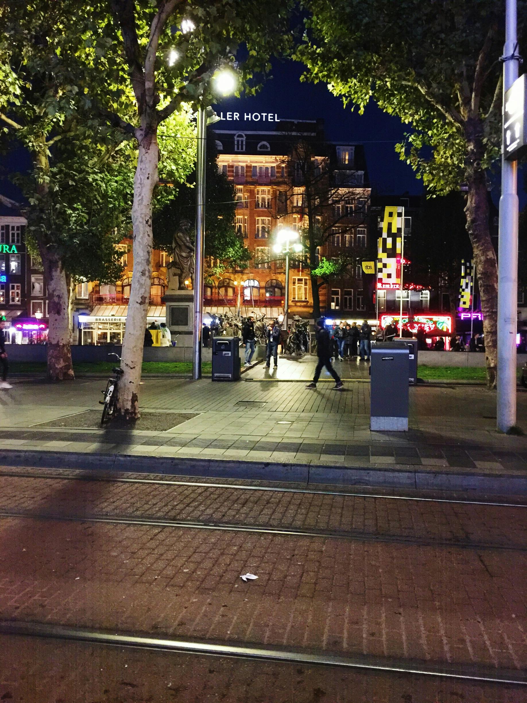 Foto Gratuita Di Amsterdam Citta Di Notte Edificio