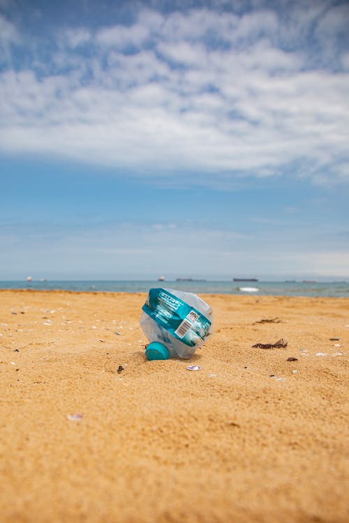 Plastic Bottle on a Beach 