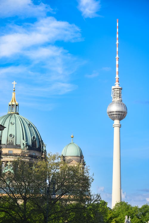 Almanya, Berlin, berliner fernsehturm içeren Ücretsiz stok fotoğraf