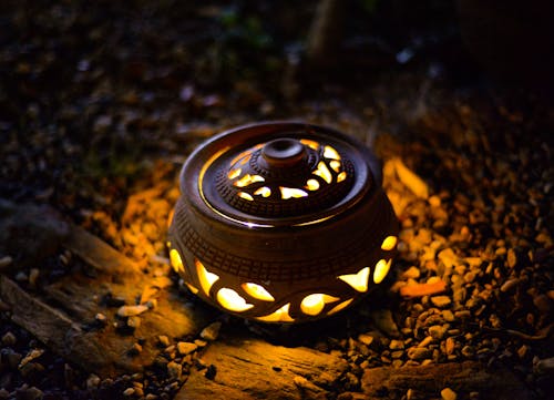Decorative Lantern in Garden