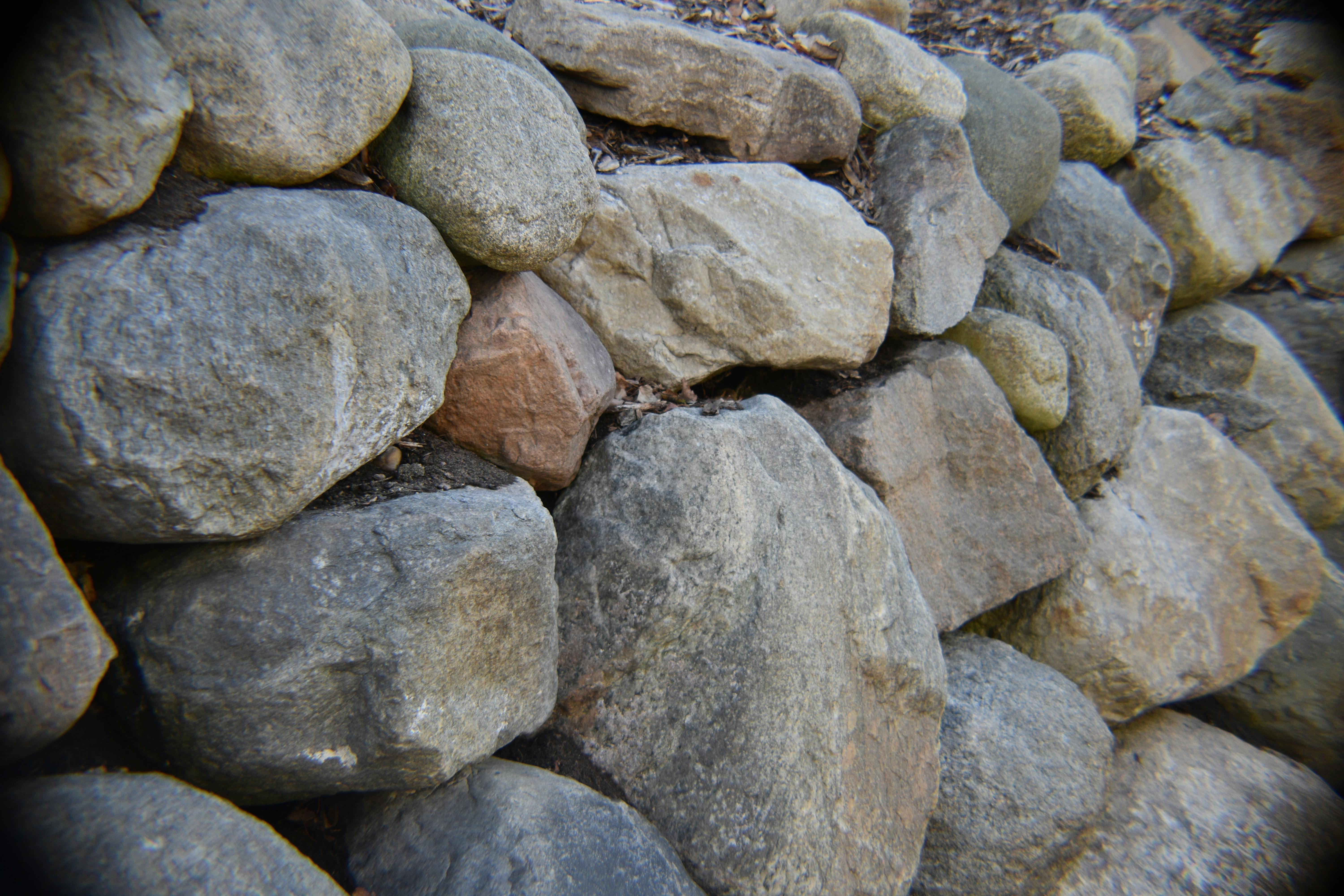 Free stock photo of rock pile, rock wall