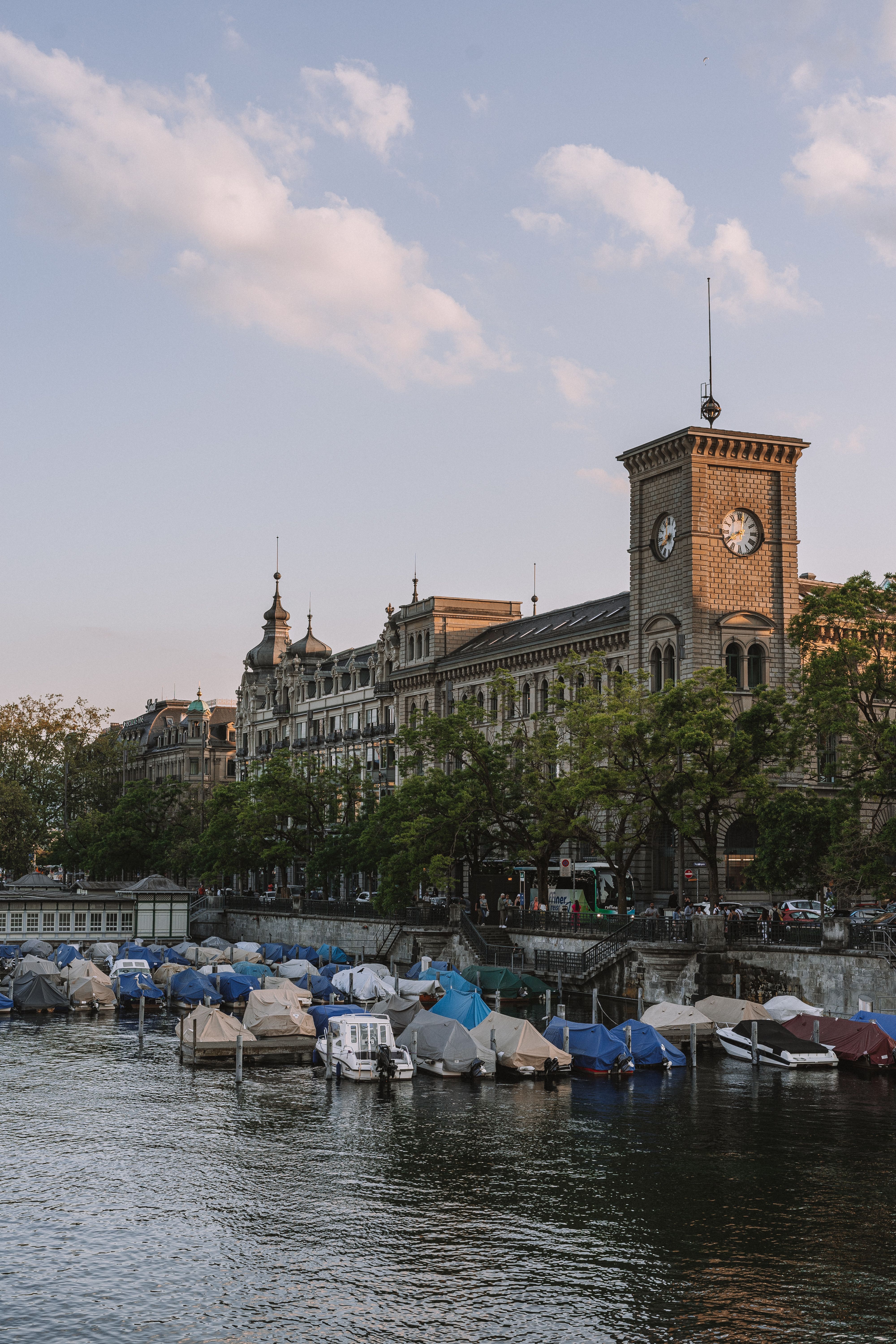 Zurich Clock Tower Photos, Download The BEST Free Zurich Clock Tower ...
