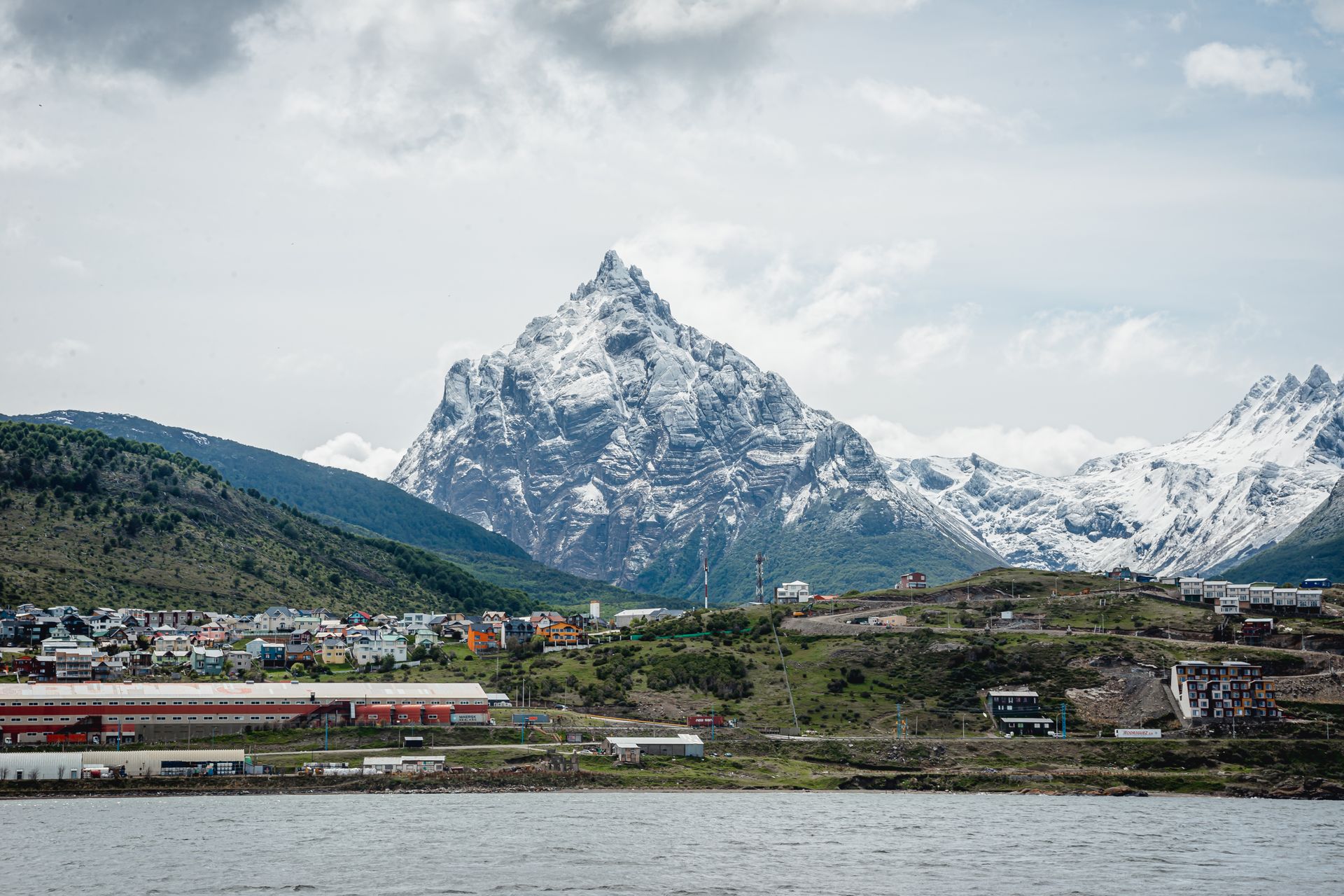 Patagonya'da dağ manzarası