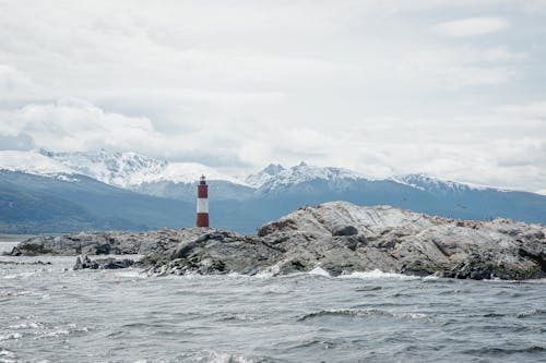 Les Eclaireurs Lighthouse on Sea Shore