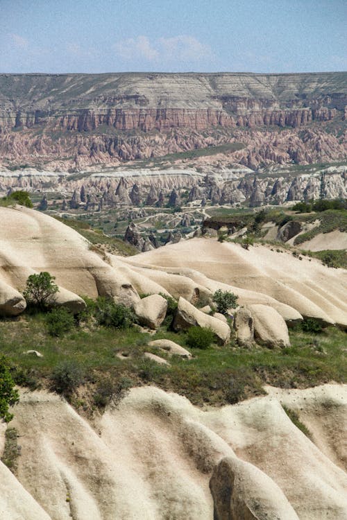Free Rock Formations in Cappadocia  Stock Photo