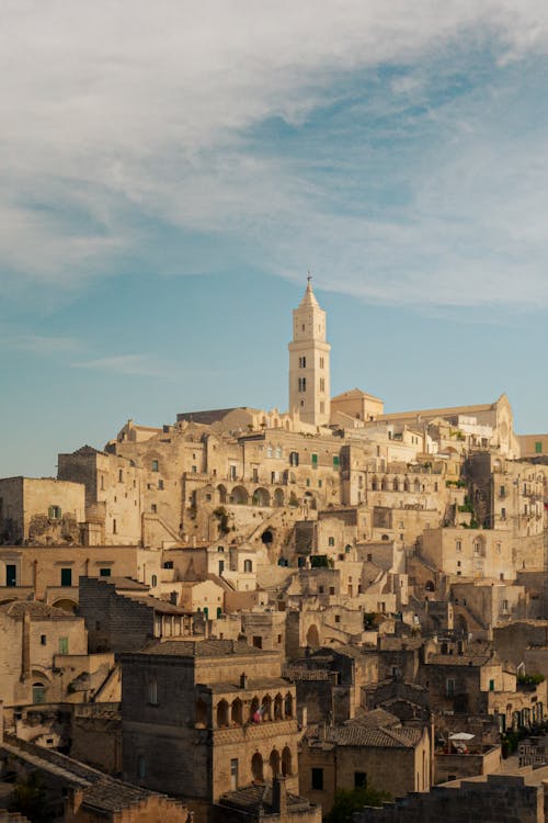 Buildings in Matera in Italy